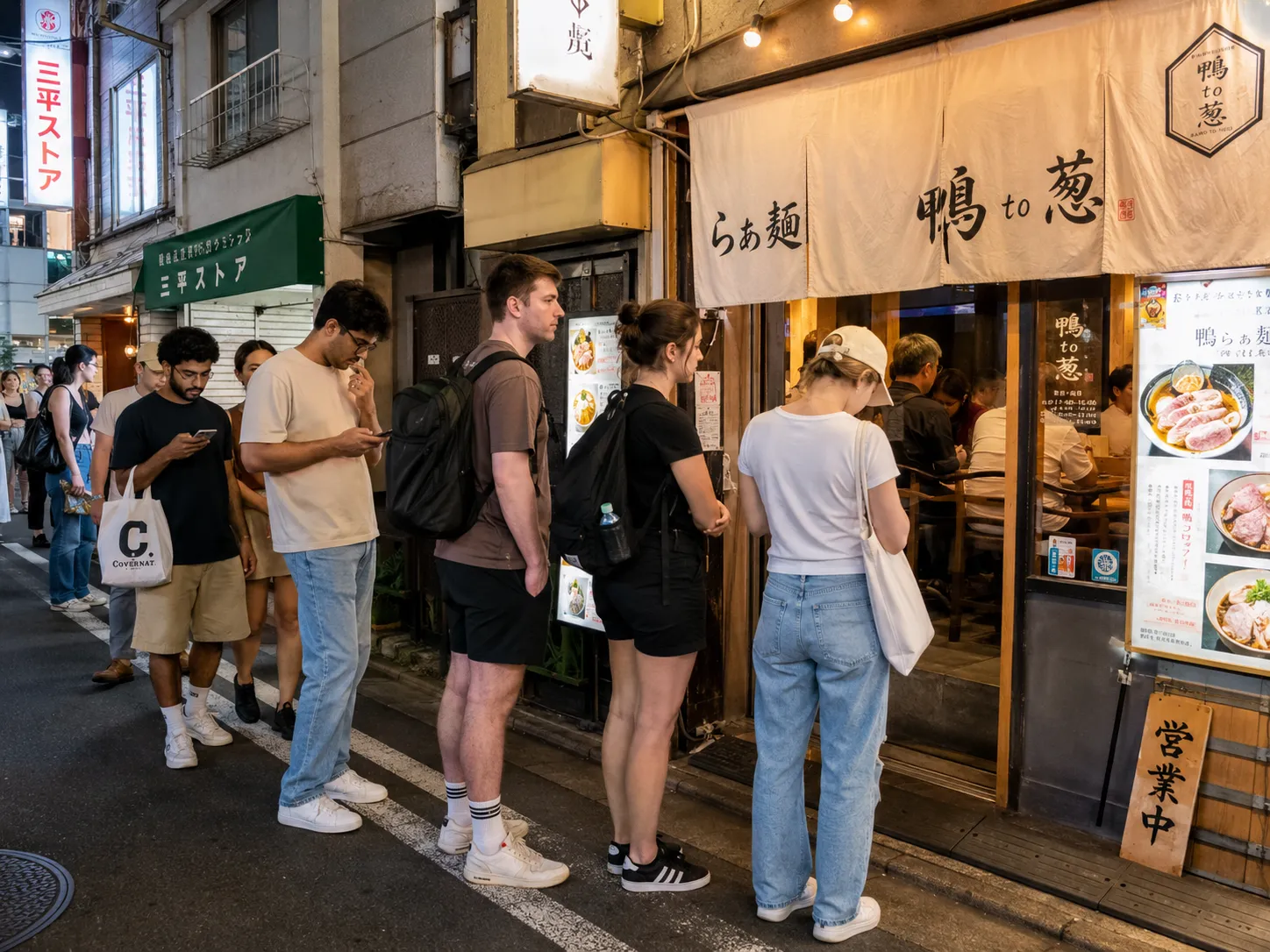 湯気の立つラーメンのイメージ
